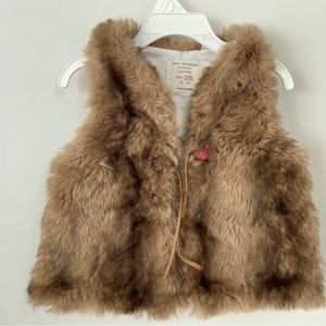 Zara baby girl faux out wear vest